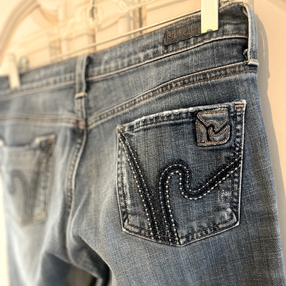 Citizen of Humanity boho stretch, low waist boot cut jeans